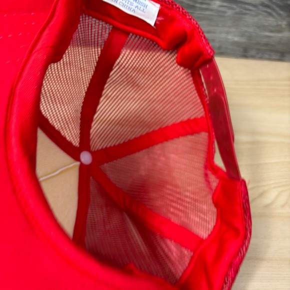 Vintage Main Auto Supply Hat Cap Snapback Red Trucker Toledo Ohio - Picture 10 of 11